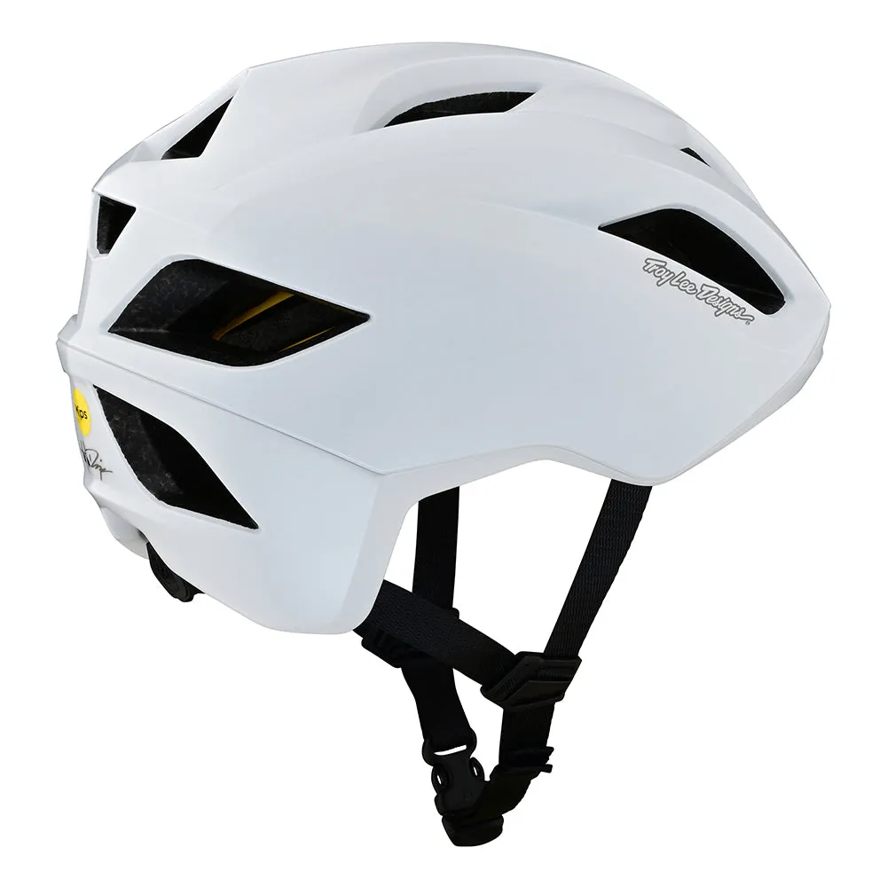 Troy Lee Designs Grail Orbit casco bici bianco MIPS