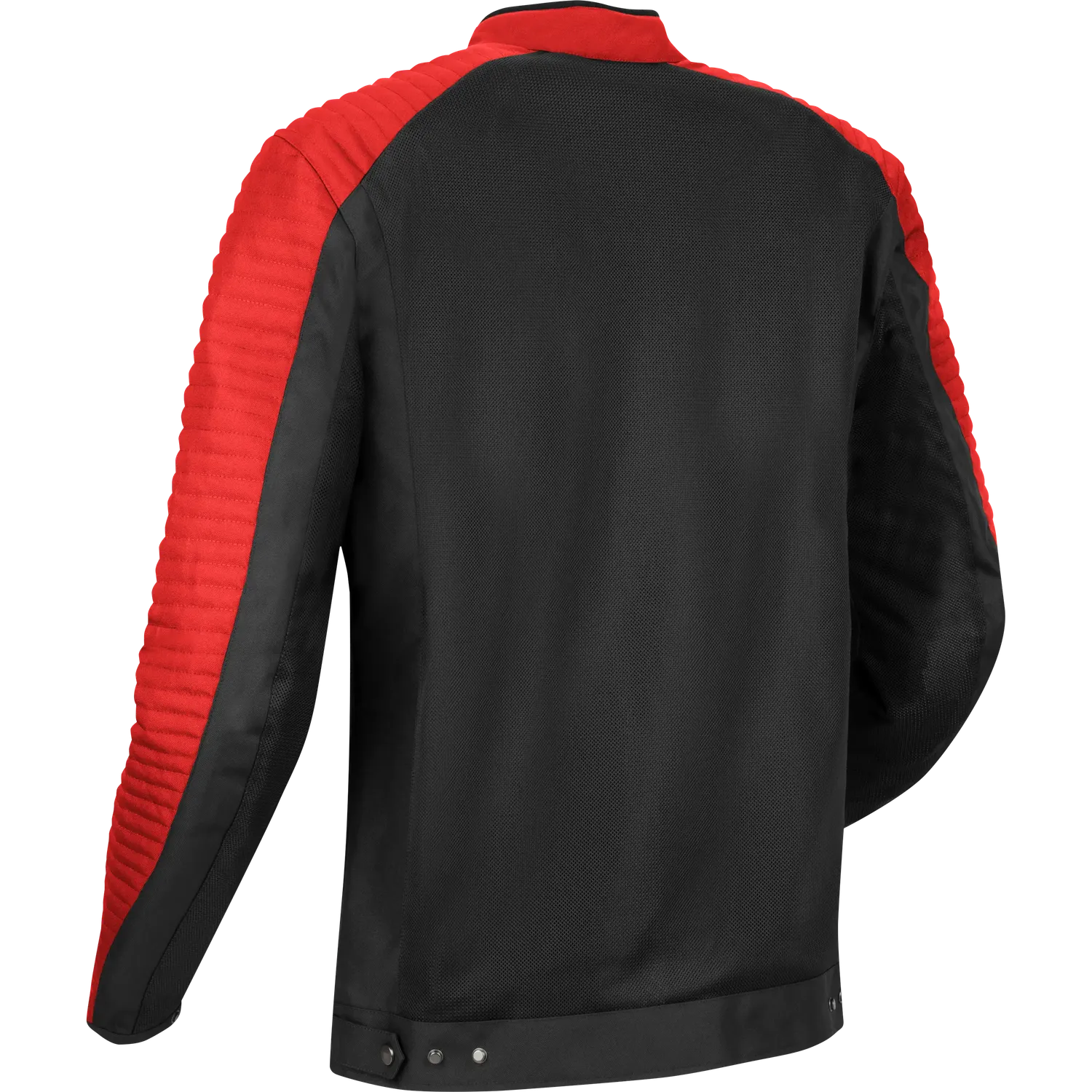 Segura Dikinson giacca moto uomo nero-rosso trapuntata