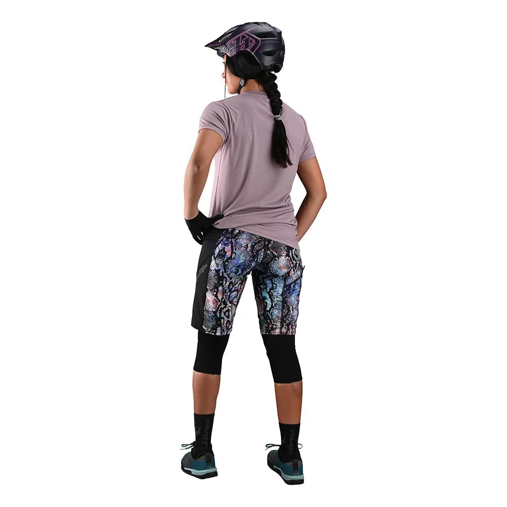 Troy Lee Designs Luxe shorts mtb donna con fondello nero
