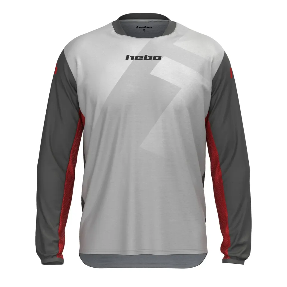Hebo Tech HE2250G maglia trial grigia traspirante UPF50