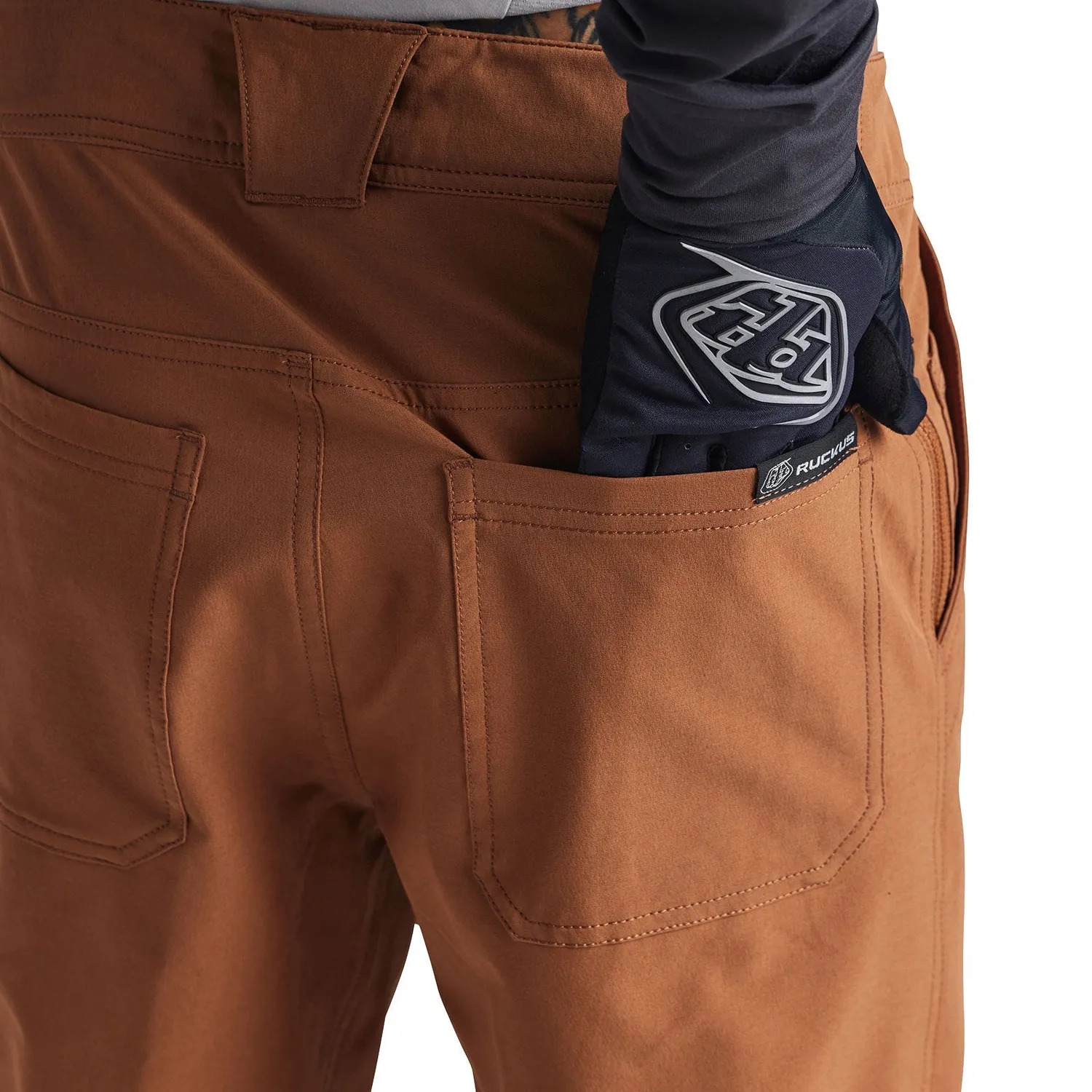 Troy Lee Designs Ruckus pantaloni moto canvas scuro