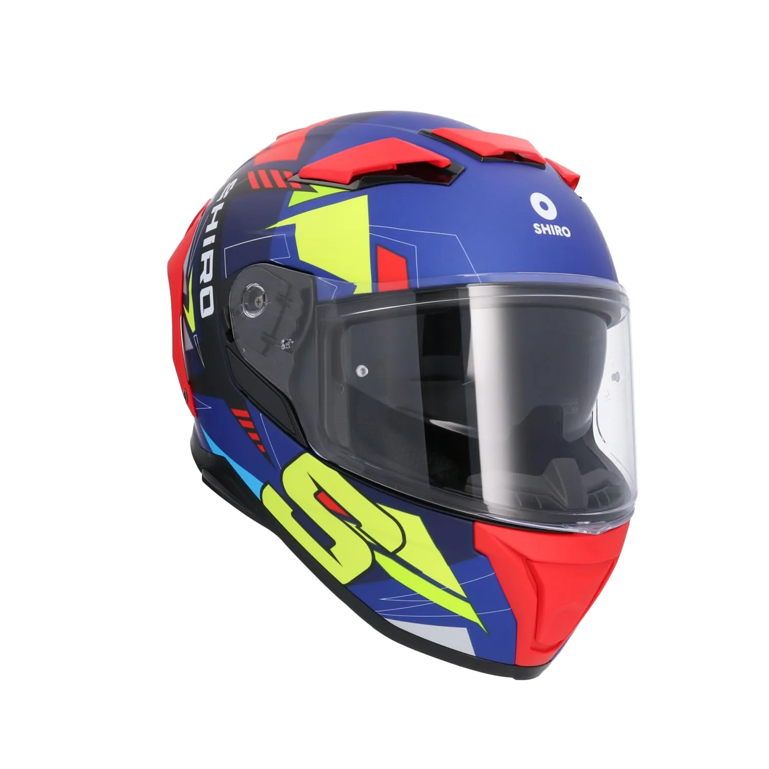 Bi Esse Racing Casco Integrale Blu Scuro Taglia S