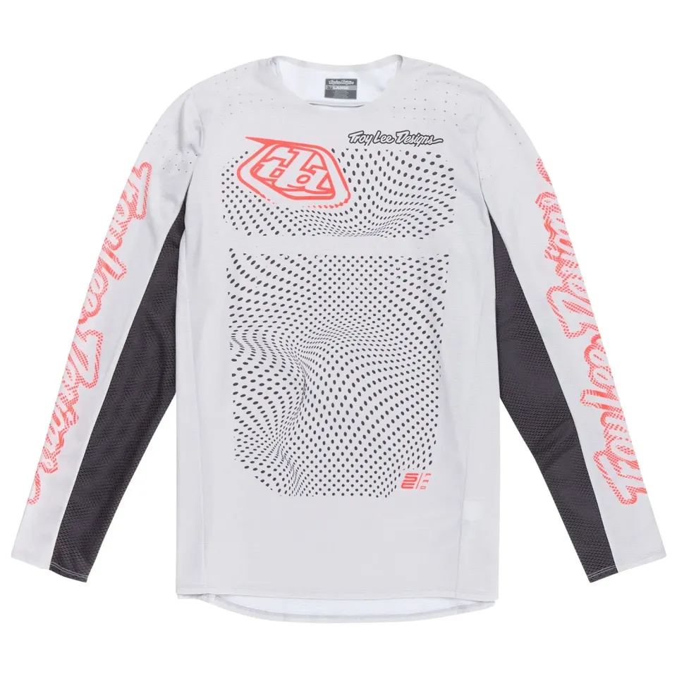 Troy Lee Designs SE Pro Vectra maglia moto Chalk traspirante