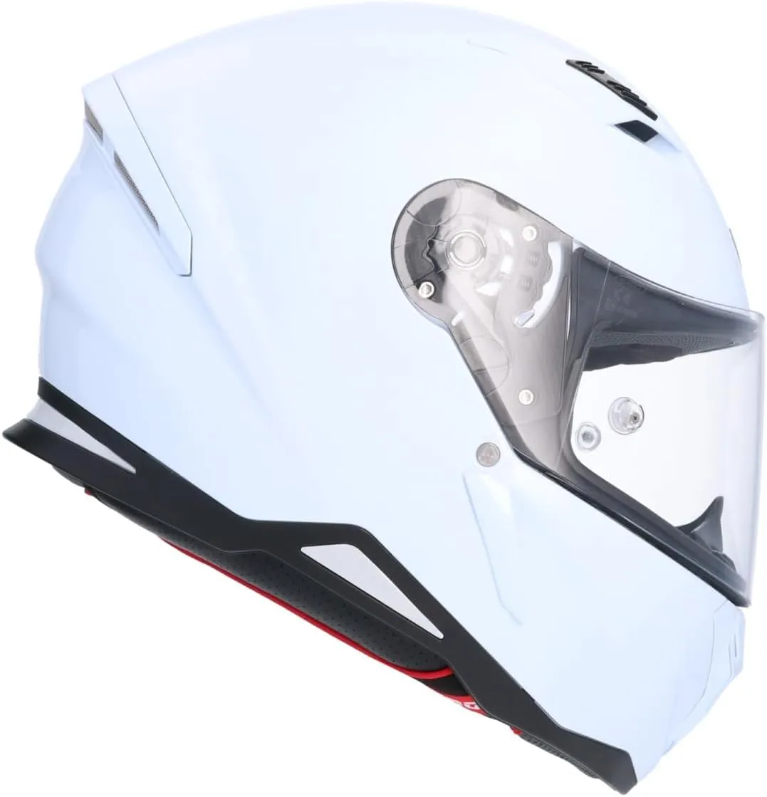 Bi Esse Casco Modulare Flip-Up Doppia Visiera Bianco Perla