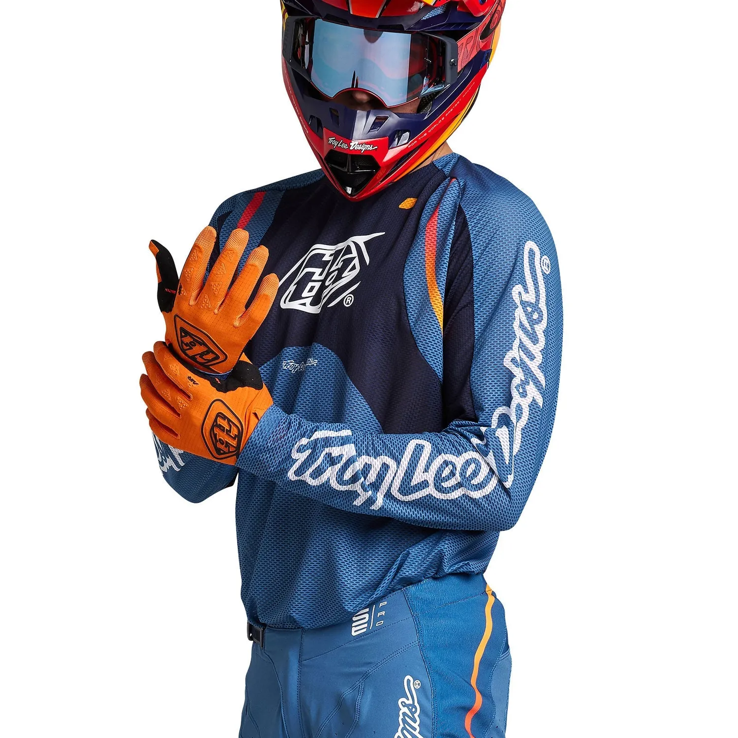 Troy Lee Designs SE Pro Air maglia motocross Blue ventilata