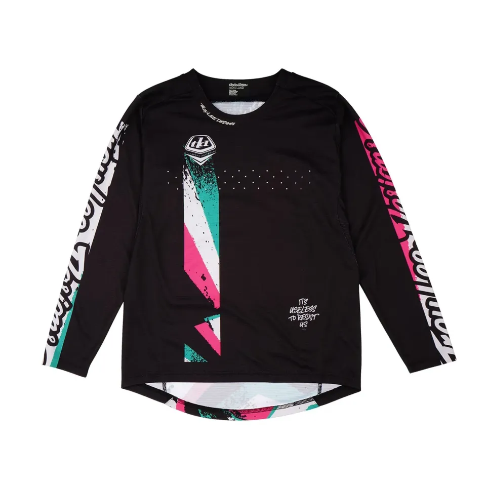 Troy Lee Designs Sprint maglia bici ragazzo Full Pull Black