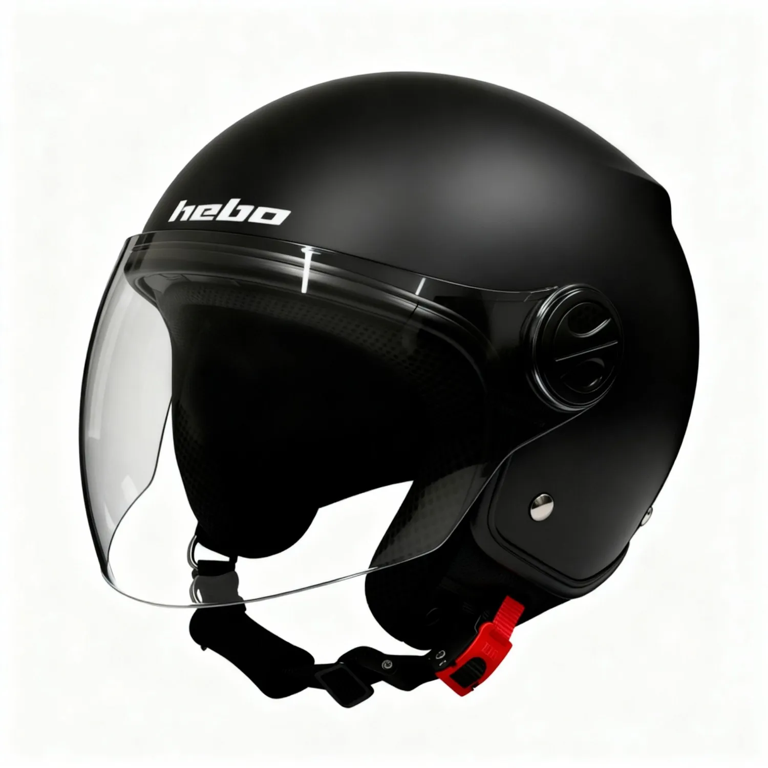 Hebo OF819 Street One casco jet nero opaco omologato