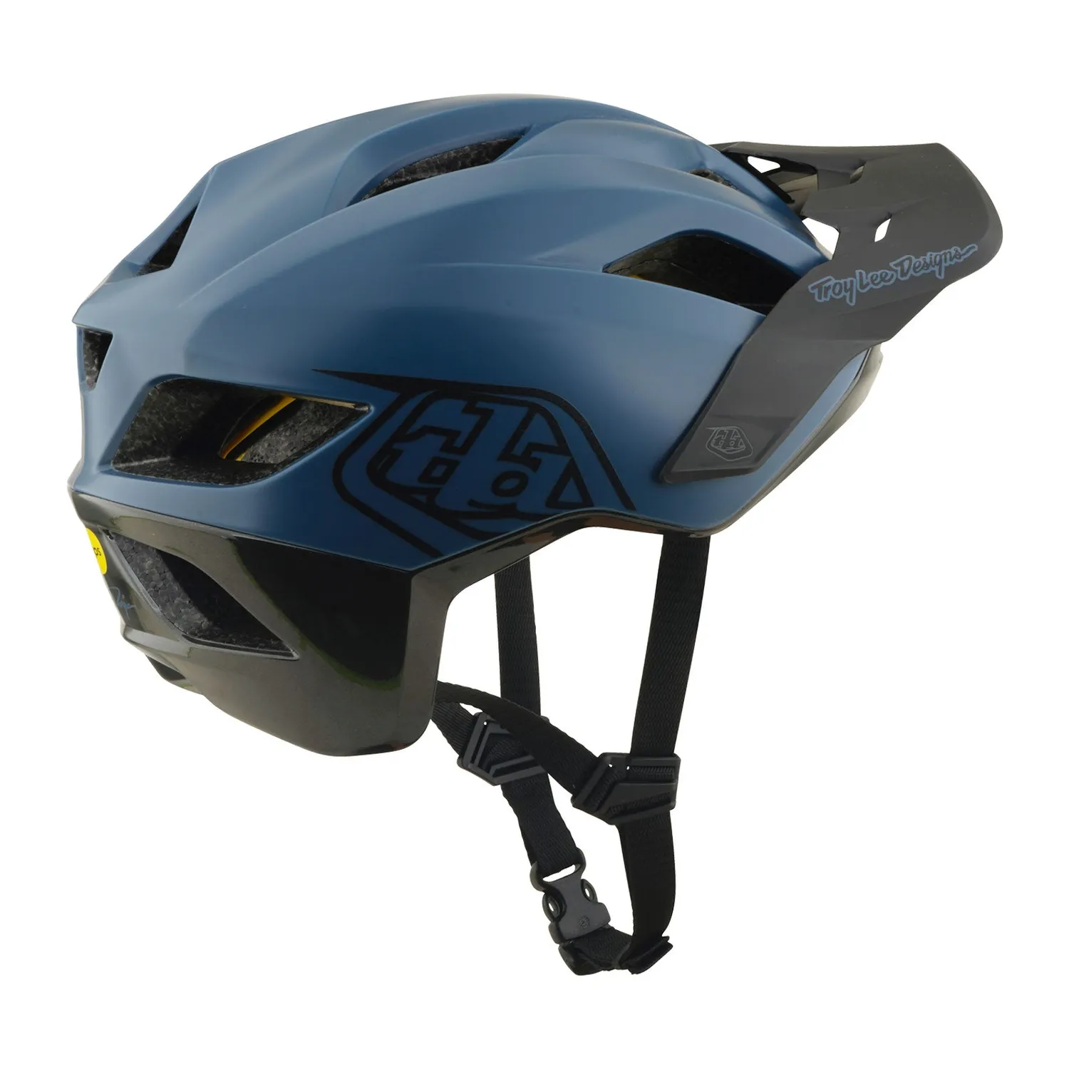 Troy Lee Designs Flowline Point casco bici grigio MIPS