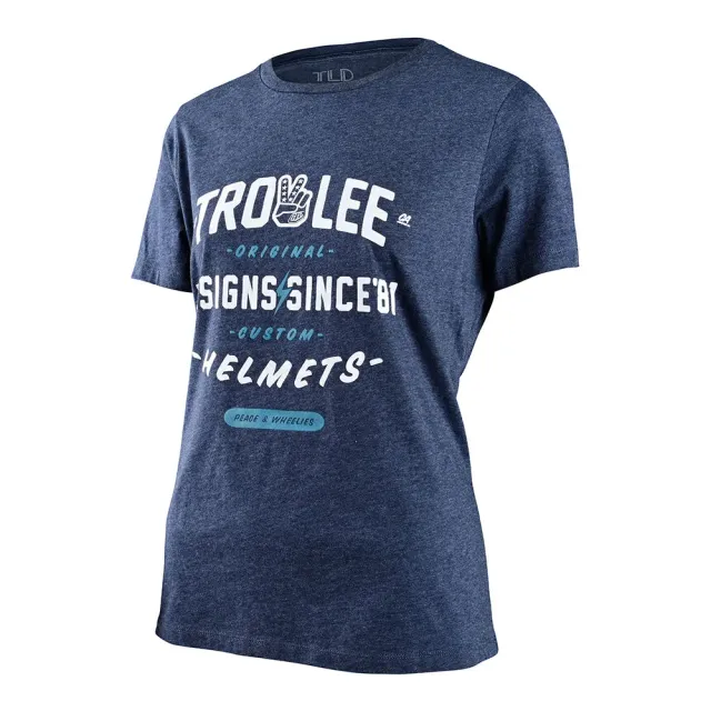 Troy Lee Designs Roll Out maglietta donna navy cotone