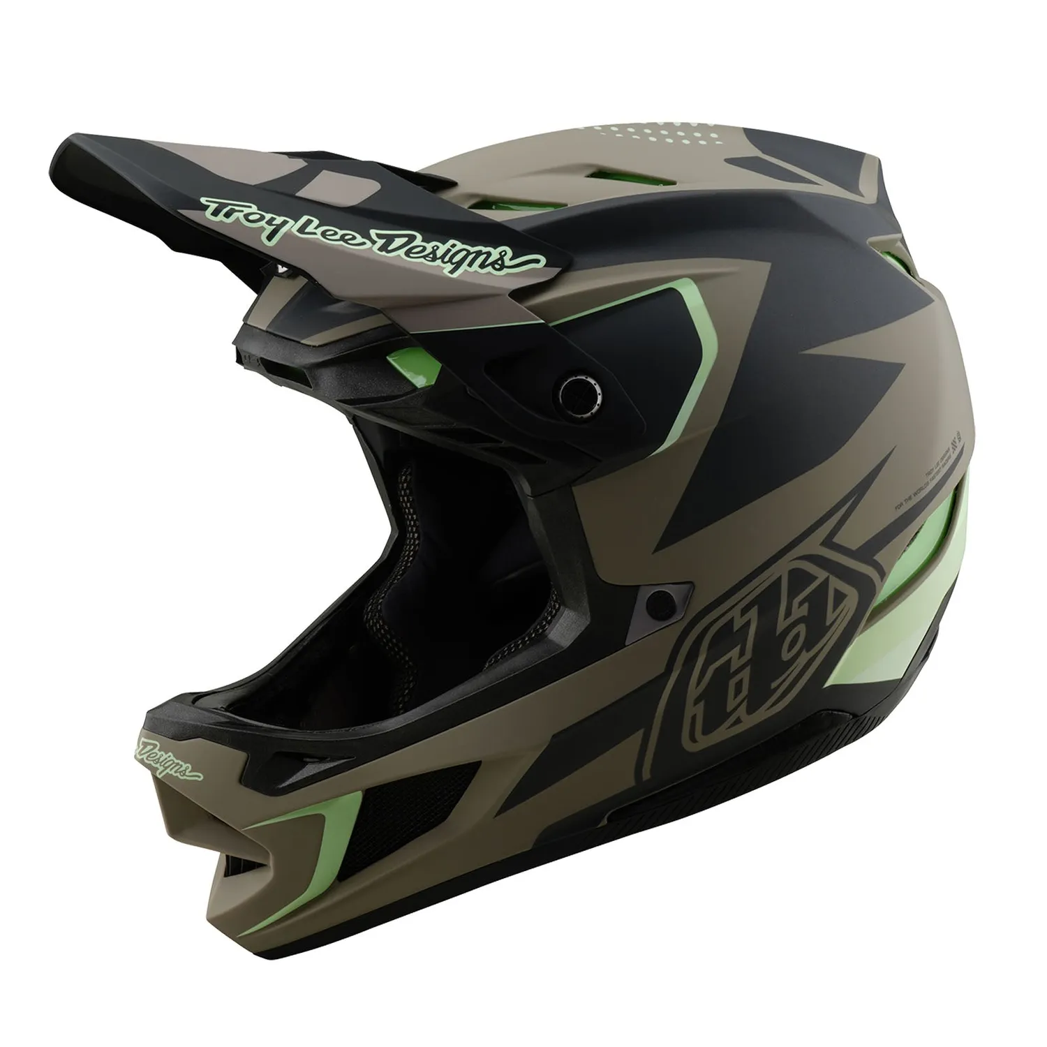 Troy Lee Designs D4 Composite casco integrale Timber MIPS leggero