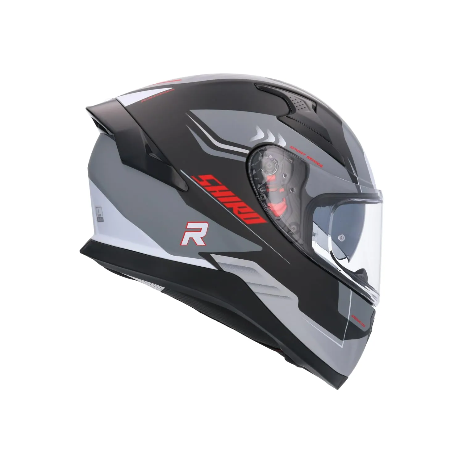 Bi Esse Casco Integrale Carbonio Grigio Verde Visiera Sole