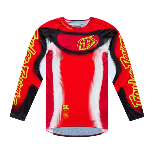 Troy Lee Designs SE Pro Illusion maglia rosso nero