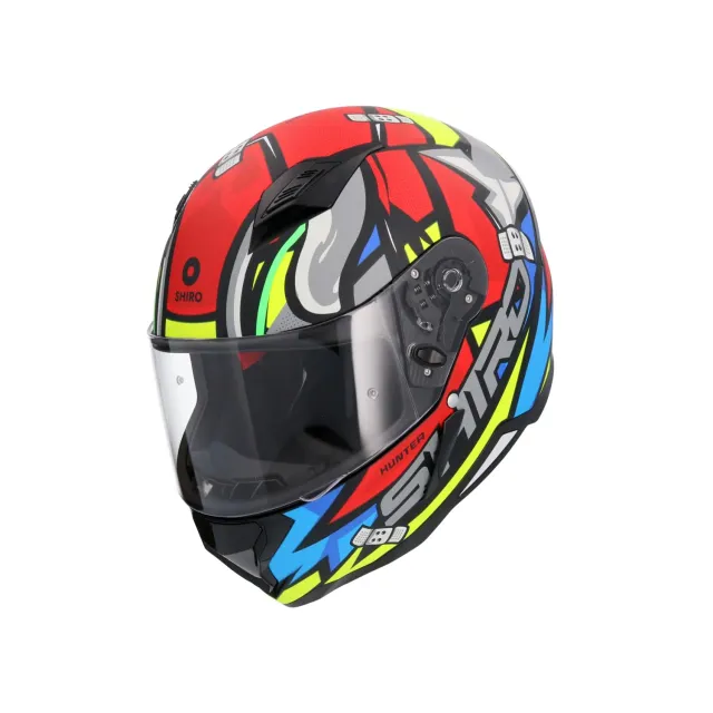 Bi Esse Casco Integrale Moto Nero Blu Quattro Stagioni
