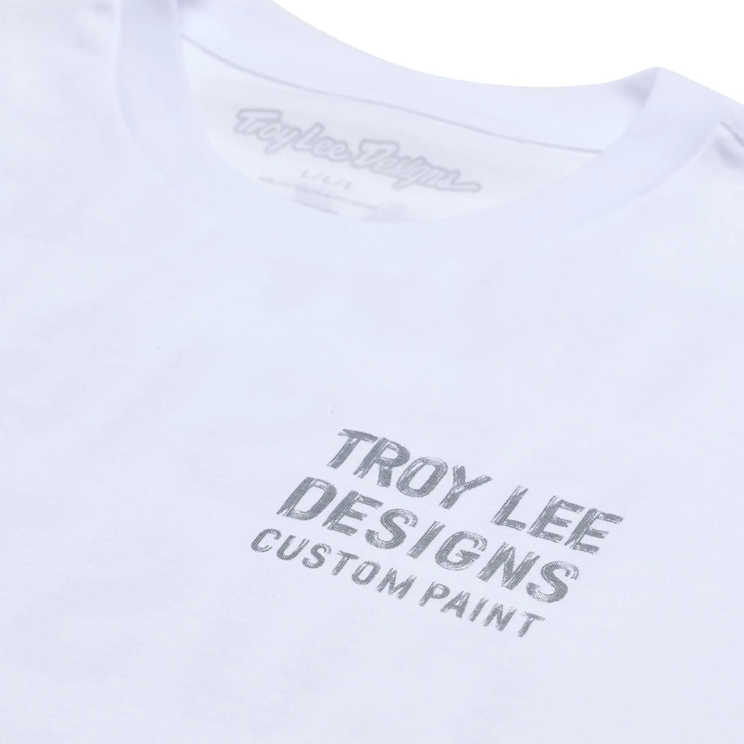 Troy Lee Designs Paint Shop T-Shirt Uomo Manica Corta White