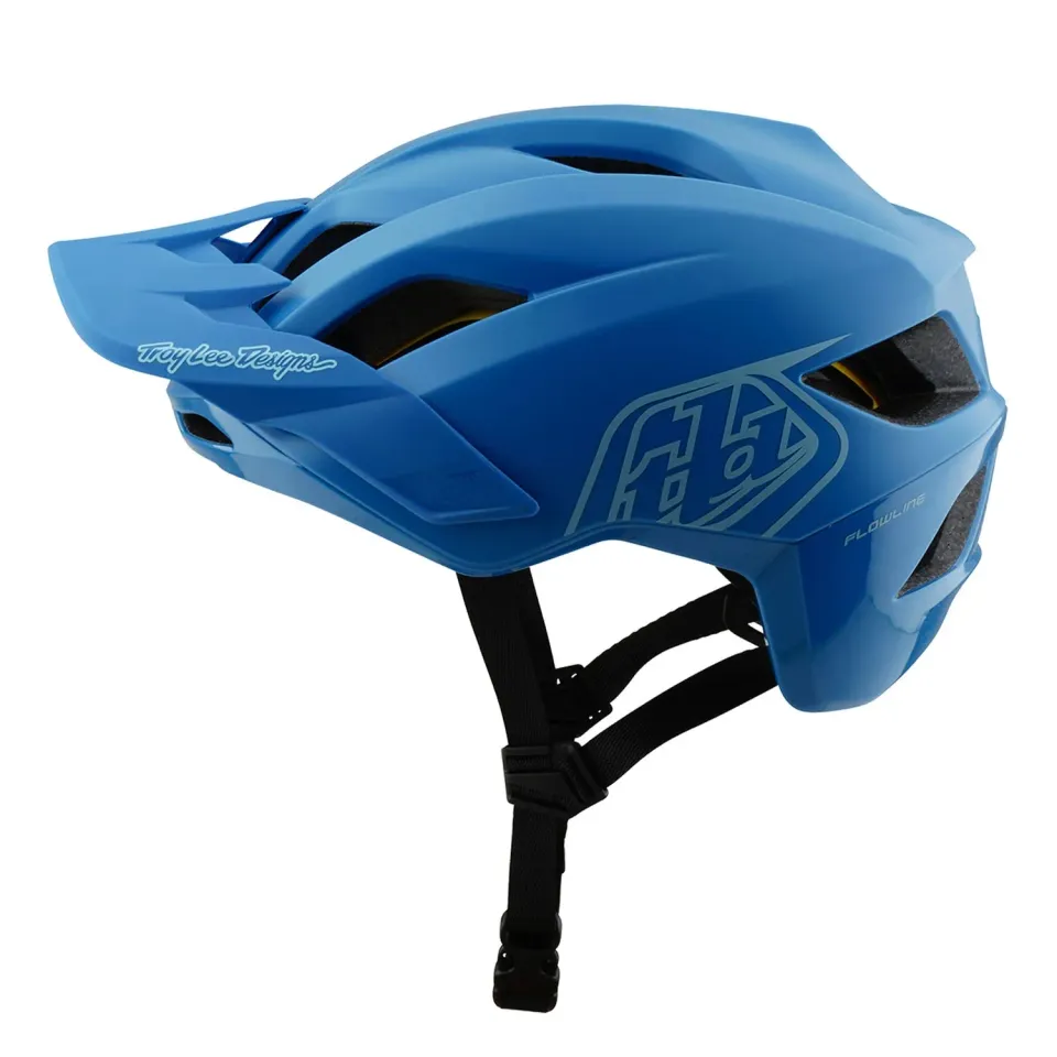 Troy Lee Designs Flowline Point casco bici Cobalt Blue MIPS
