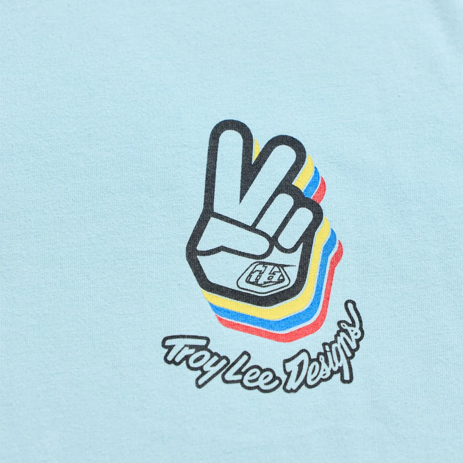 Troy Lee Designs Deuces t-shirt manica corta dawn blue uomo