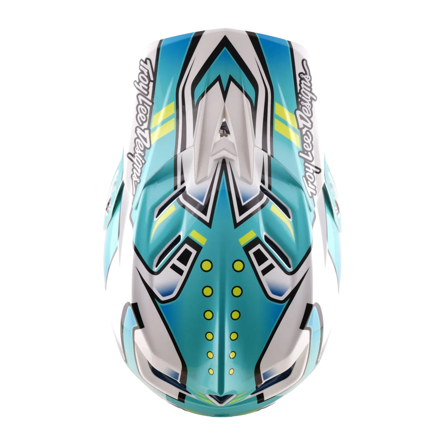 Troy Lee Designs D4 Composite Crest casco mtb teal MIPS