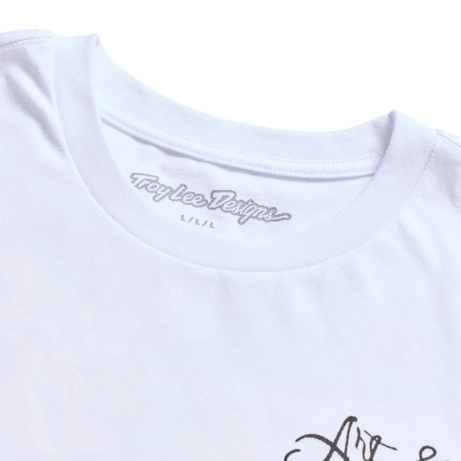 Troy Lee Designs Heritage T-Shirt Uomo Bianca Cotone