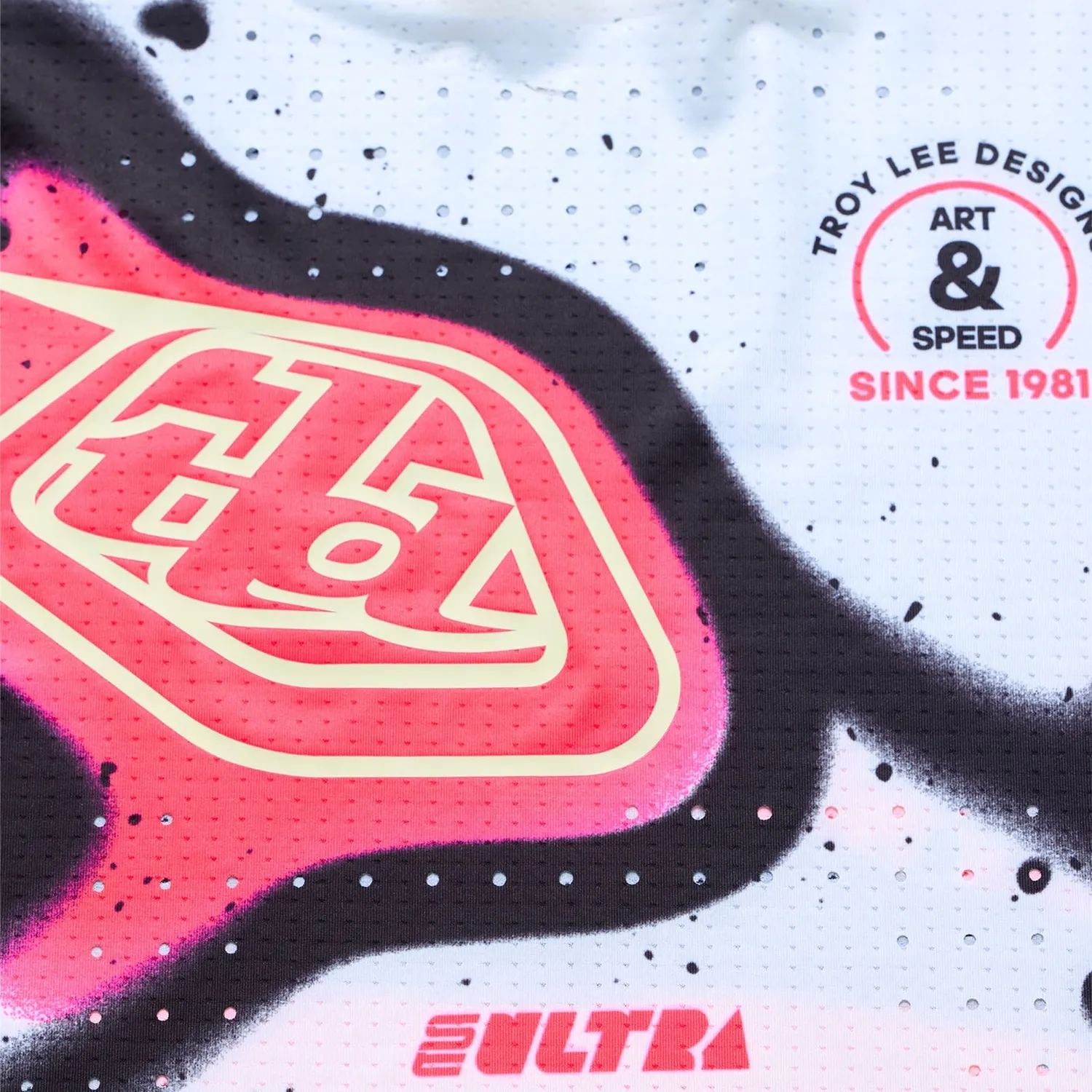 Troy Lee Designs SE Ultra maglia moto White Infra Red
