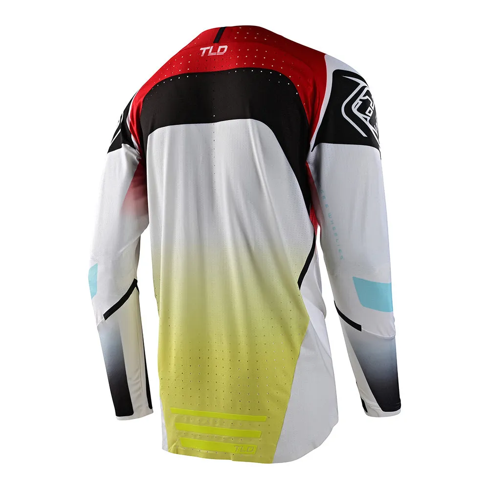Troy Lee Designs SE Ultra Arc Maglia Moto Giallo Rosso
