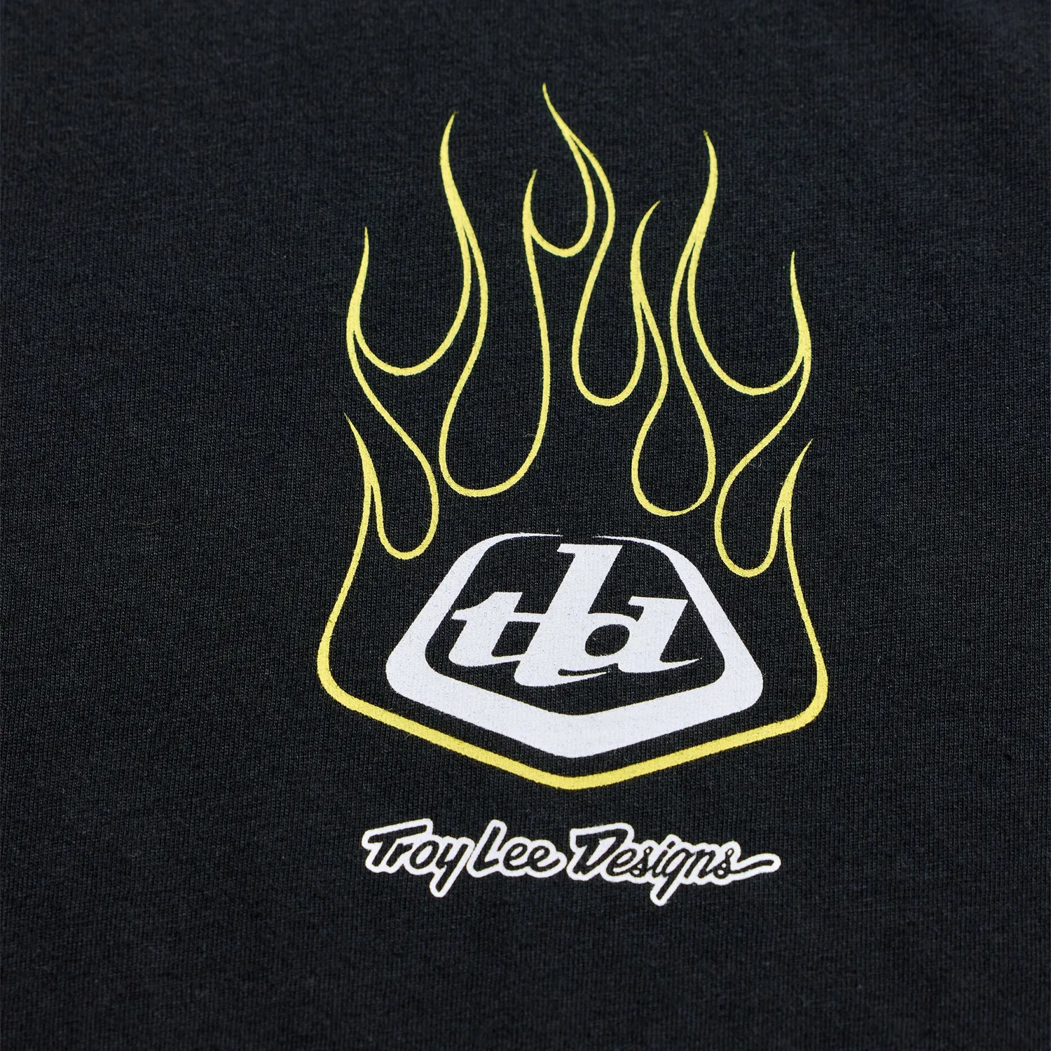 Troy Lee Designs Flame2 t-shirt uomo nera cotone