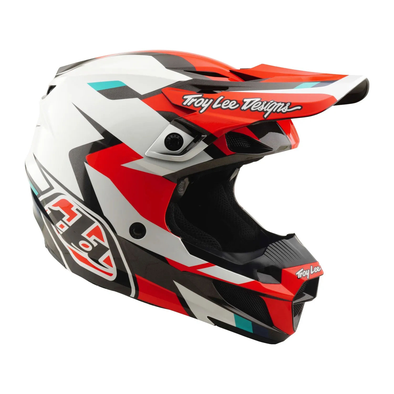 Troy Lee Designs SE5 Polycarbonate casco moto Roamer Red MIPS