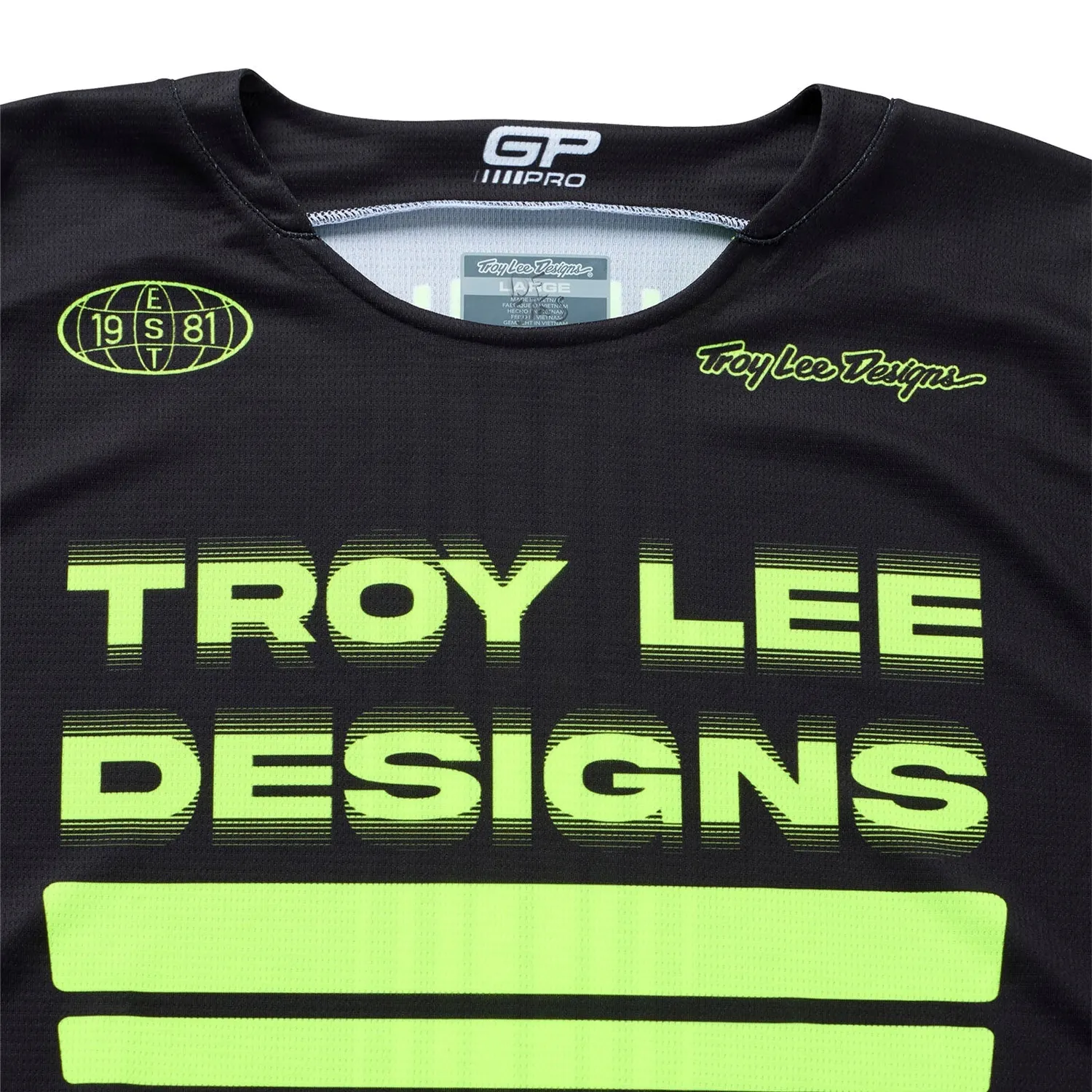 Troy Lee Designs GP Pro Segment maglia nero giallo