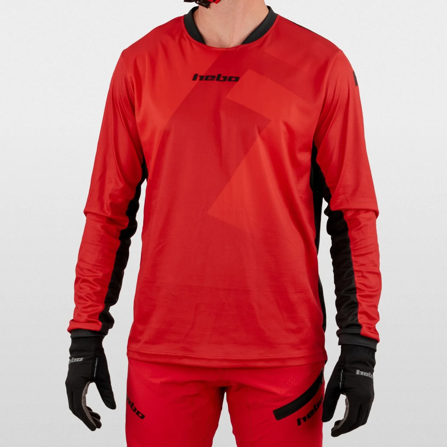 Hebo Tech maglietta tecnica rossa traspirante UPF50