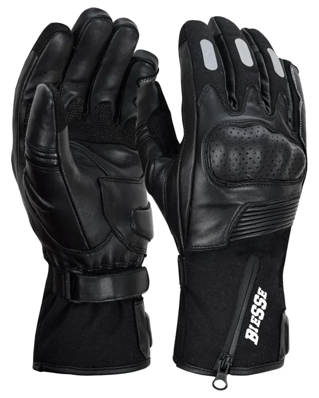 Bi Esse guanti moto invernali S impermeabili touch