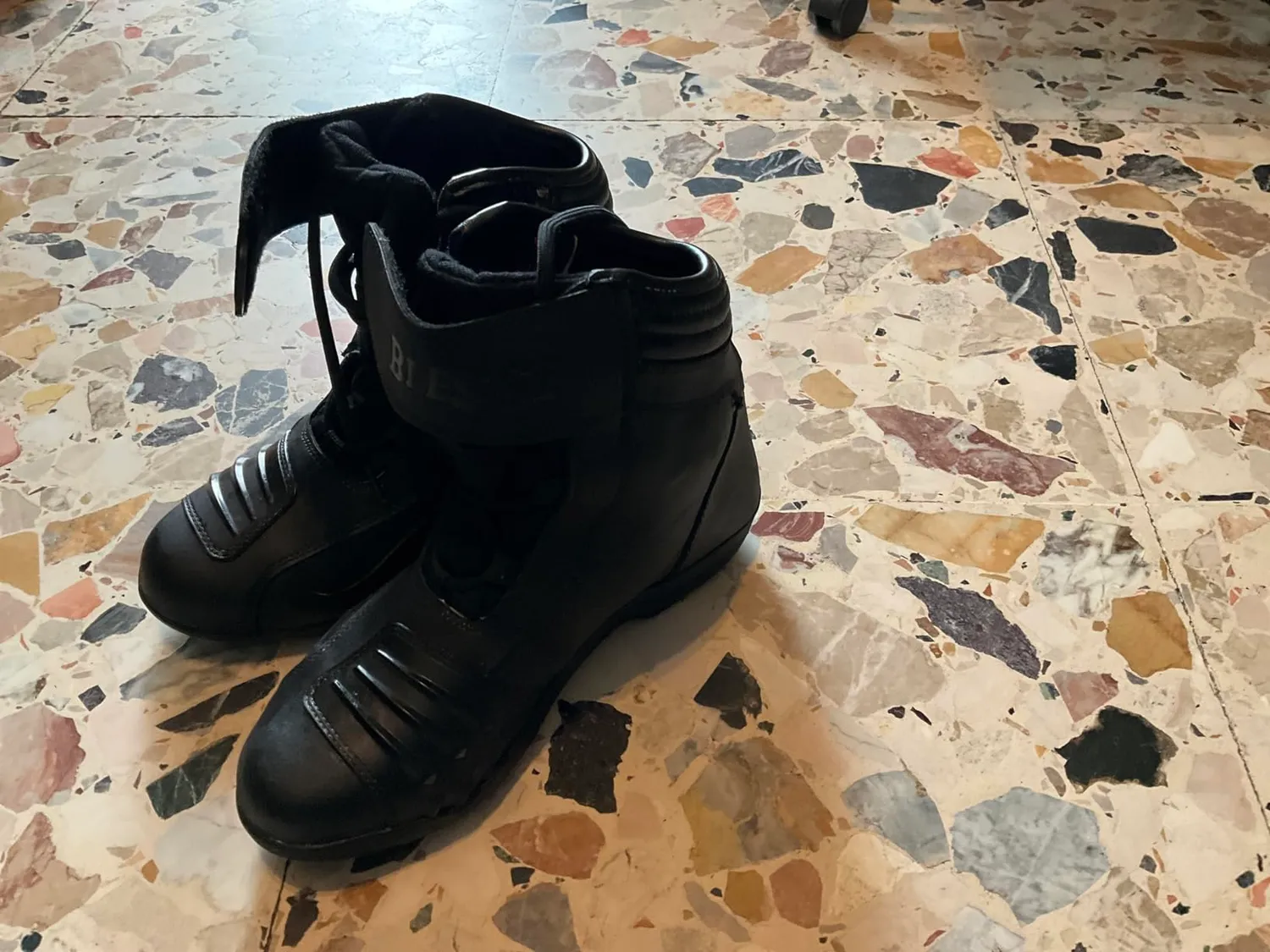 Bi Esse ST-City Scarpe Moto Pelle 43 Nero