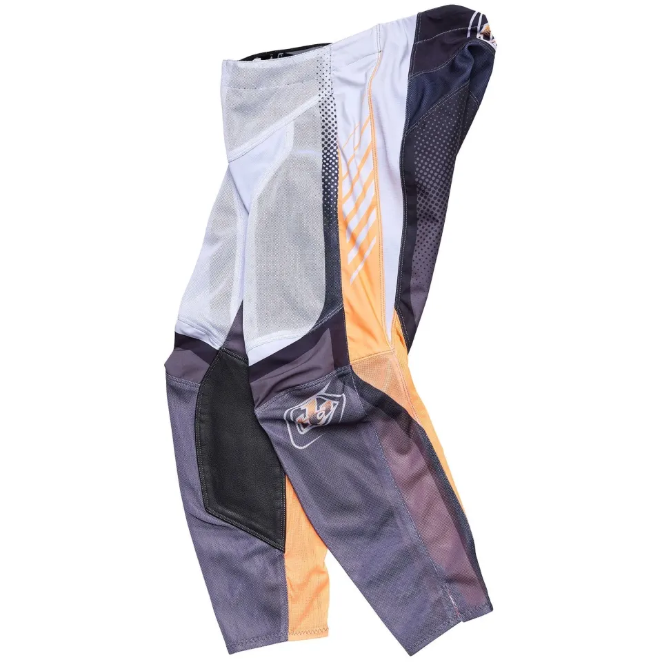 Troy Lee Designs GP Pro Air pantaloni moto grigio arancio ventilati