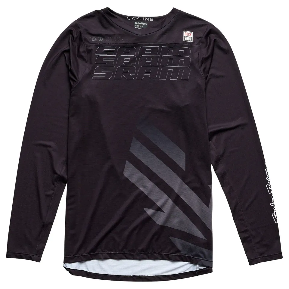 Troy Lee Designs Skyline LS SRAM Eagle One maglia MTB nera
