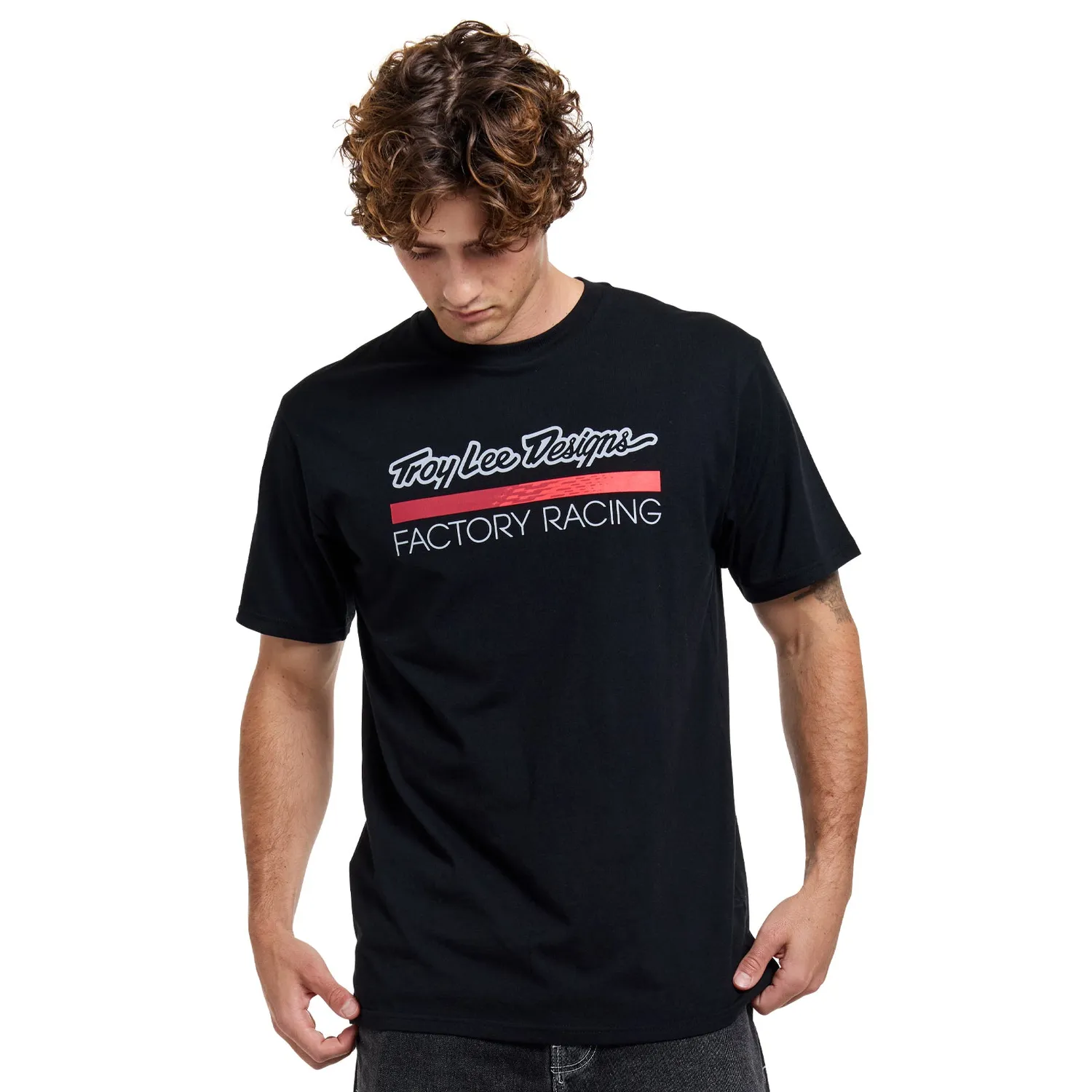 Troy Lee Designs Factory Racing maglietta nera rossa