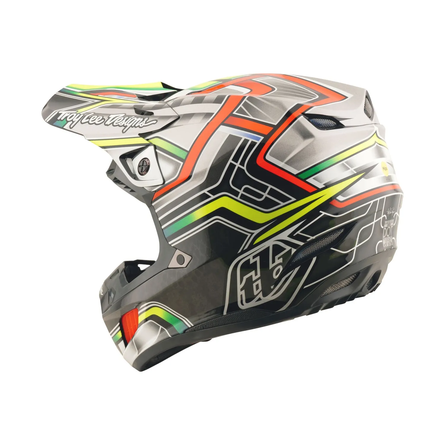 Troy Lee Designs SE5 Lowrider casco cross grigio