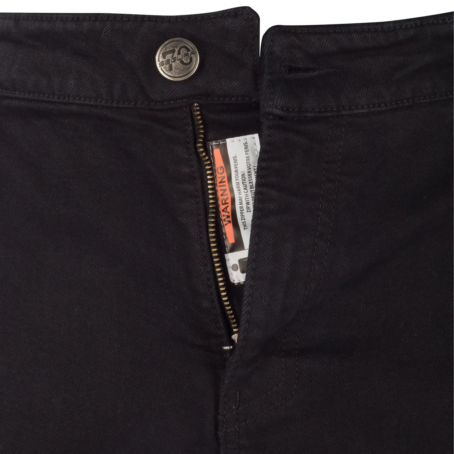 Segura Cosmic jeans moto uomo nero slim fit protezioni ginocchia