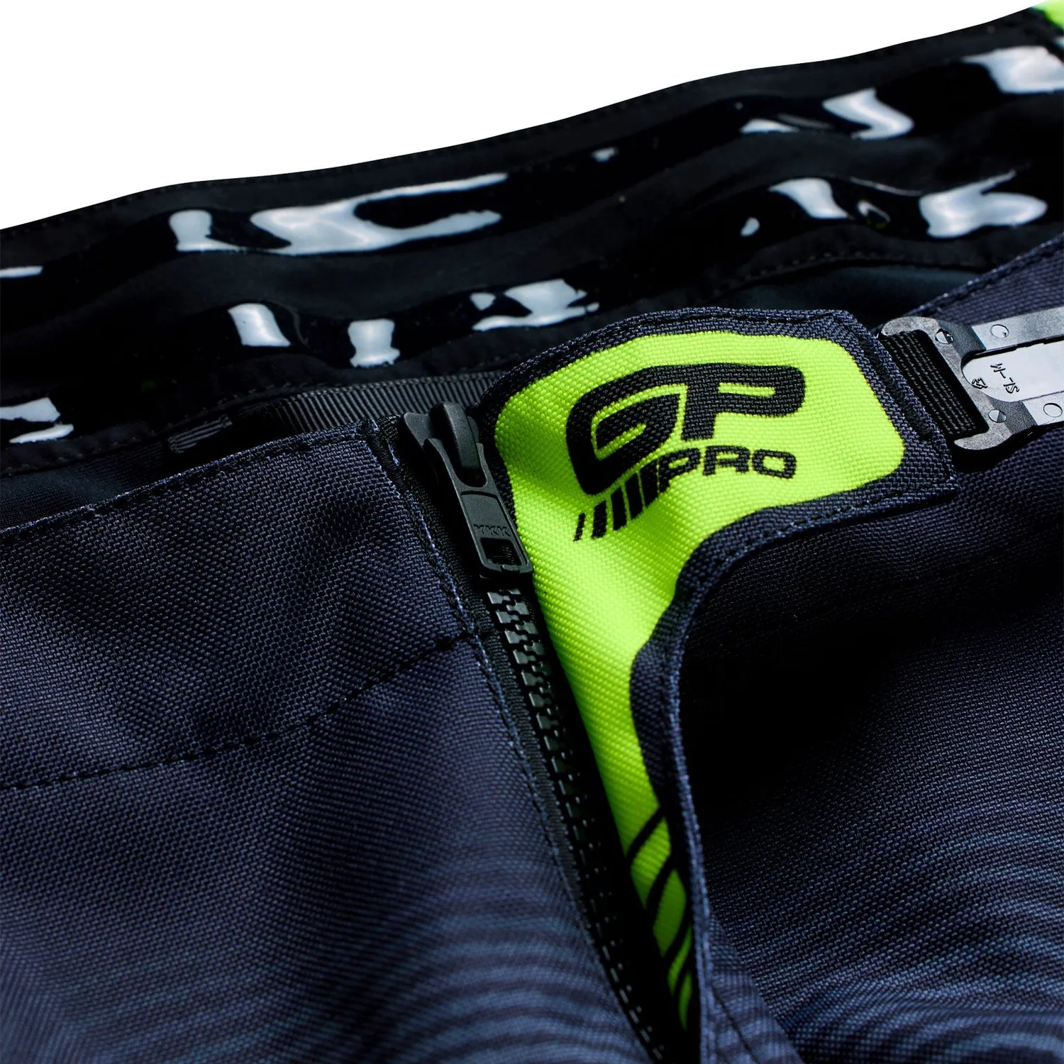 Troy Lee Designs GP Pro Imprint pantaloni moto Gray Flo Yellow ventilati