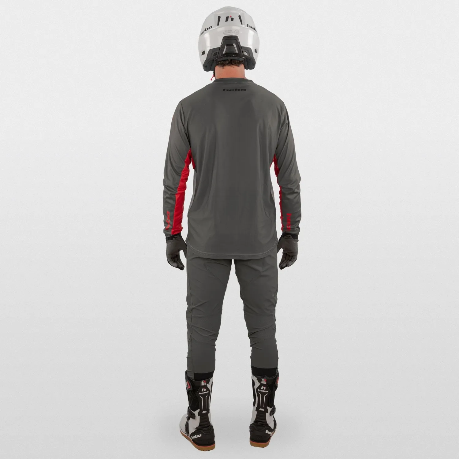 Hebo Tech HE2250G maglia trial grigia traspirante UPF50