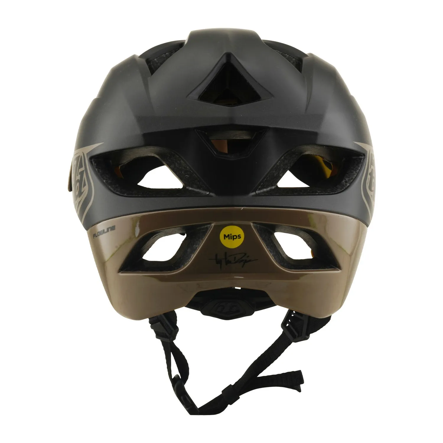Troy Lee Designs Flowline Casco Bici Charcoal/Timber MIPS