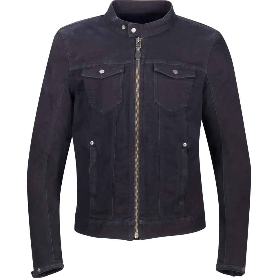 Segura Hunky giacca moto Nero denim Cordura elasticizzato