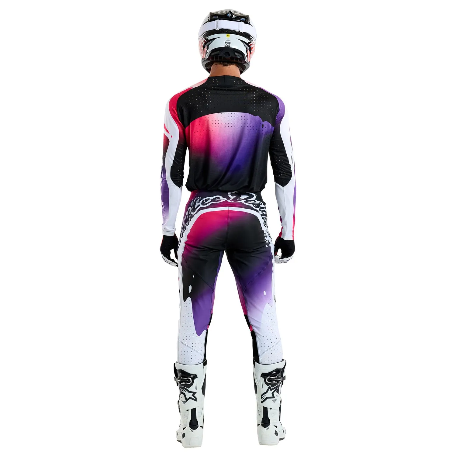Troy Lee Designs SE Ultra maglia moto Nero Viola race