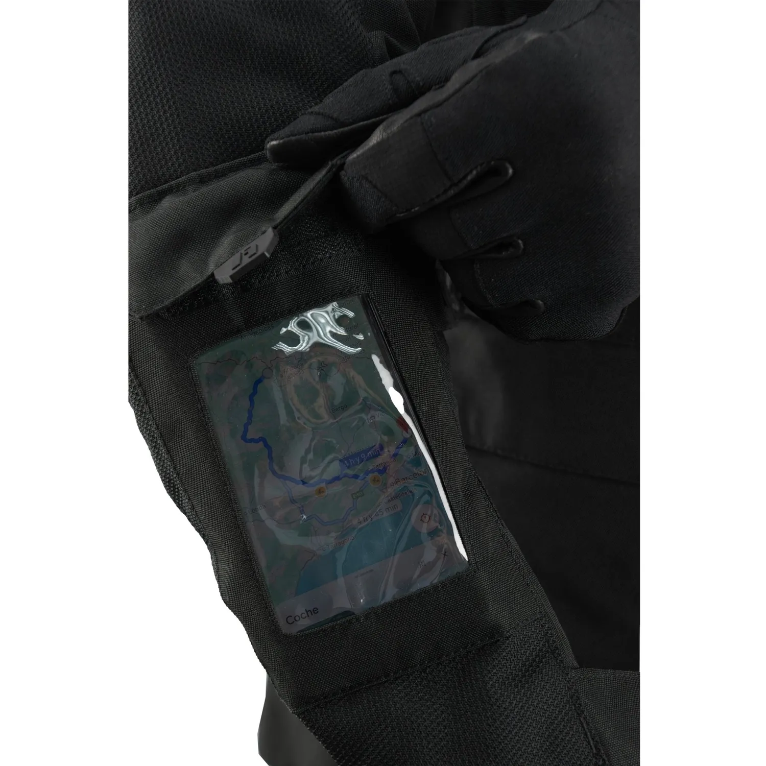 Hebo DS Explorer giacca moto nera impermeabile