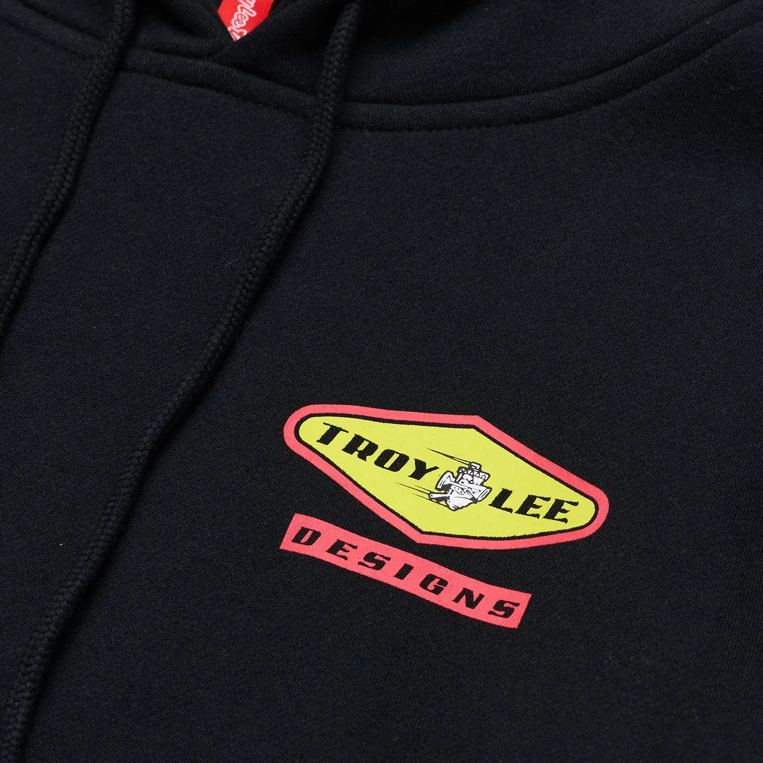 Troy Lee Designs Carb felpa cappuccio uomo Black pullover