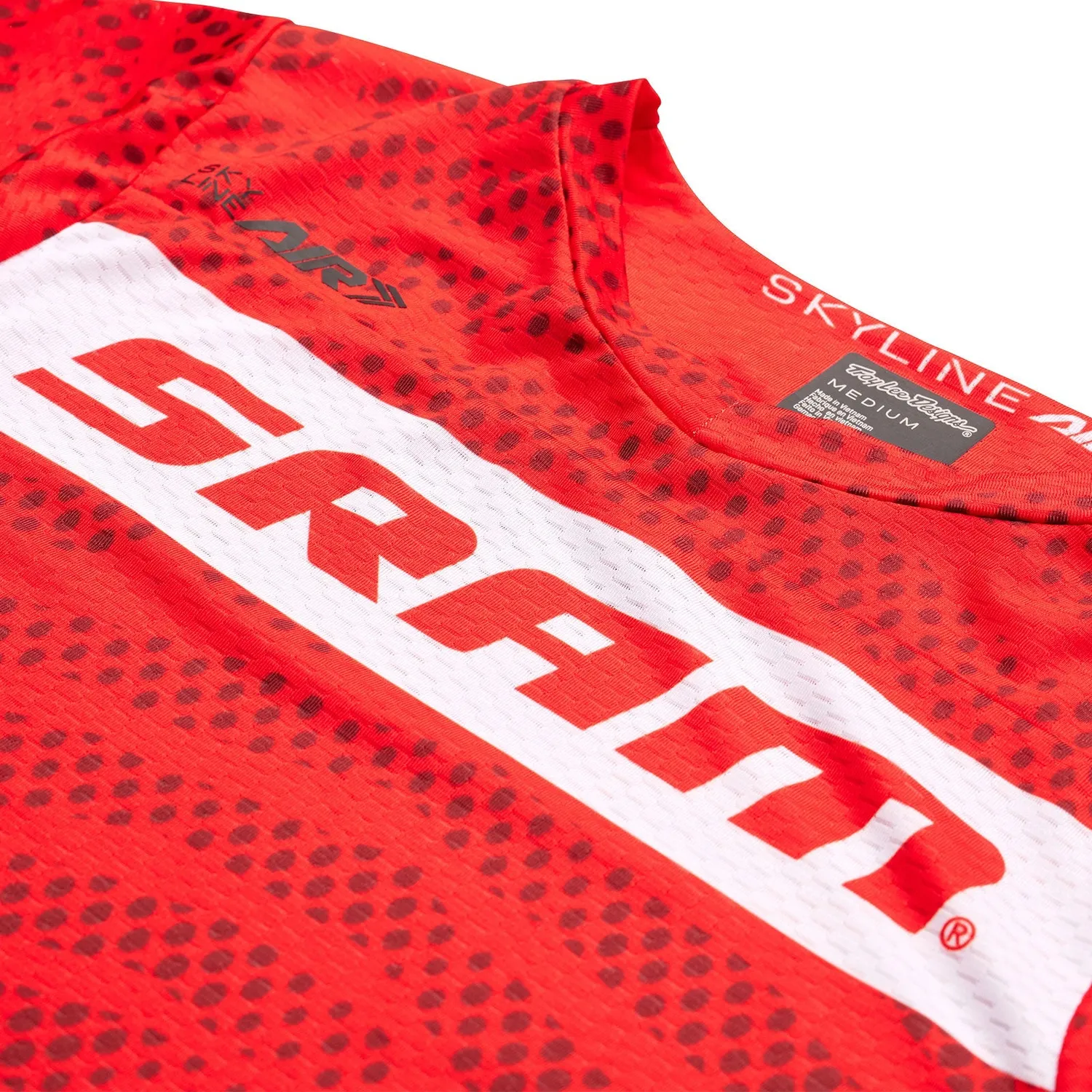 Troy Lee Designs Skyline Air maglia mtb rossa SRAM Roots