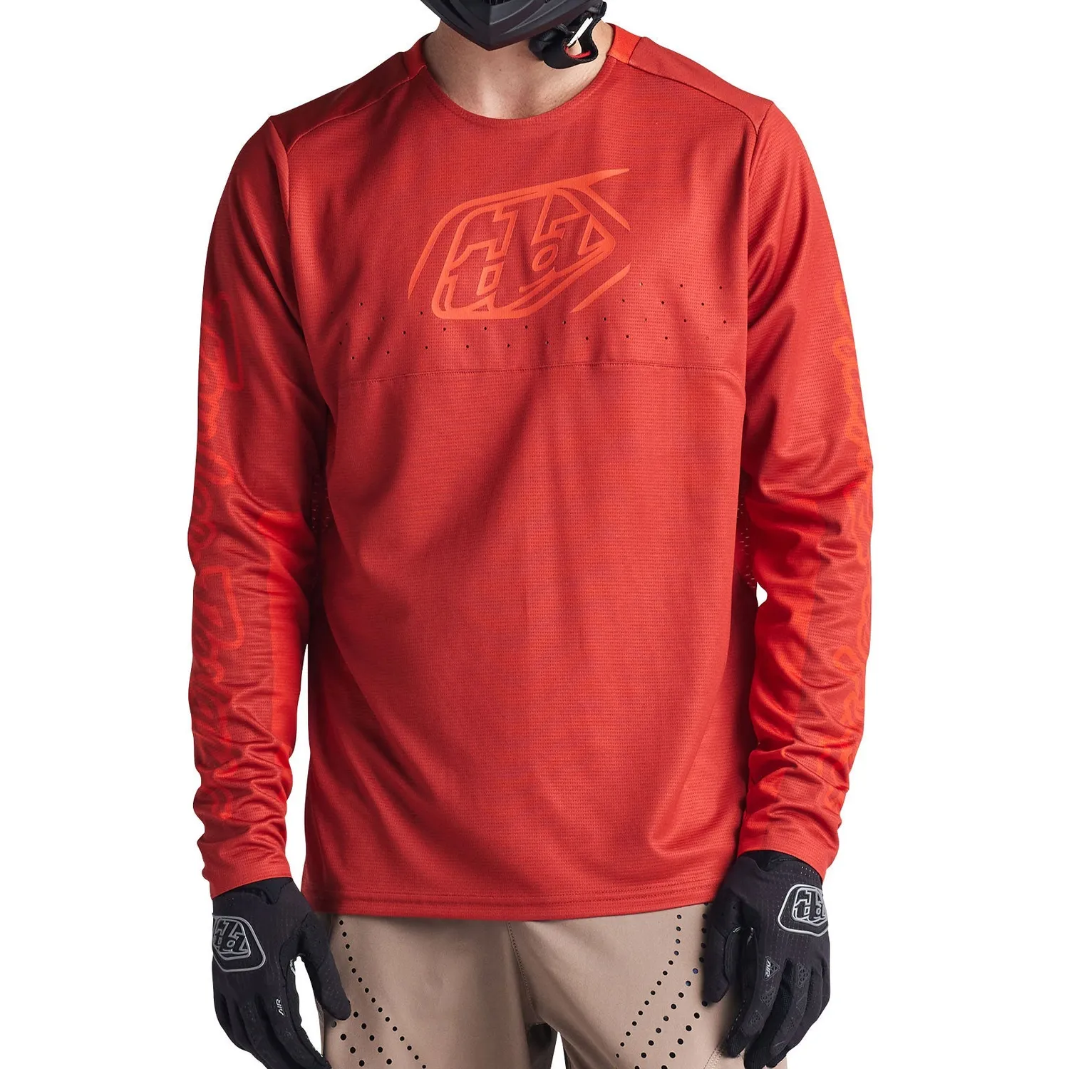Troy Lee Designs Sprint Icon maglia mtb Fire Orange ventilata