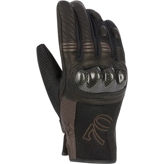 Segura Lady Russell guanti moto donna nero marrone traforati