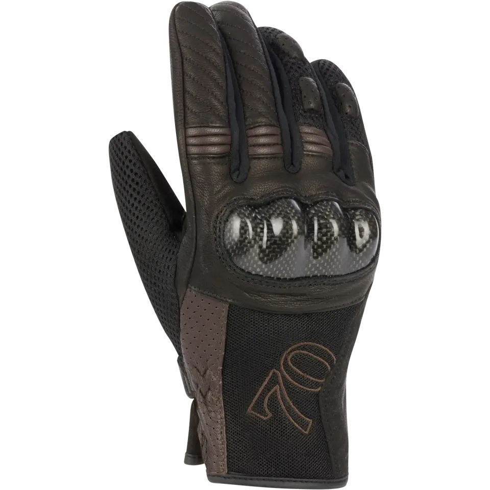 Segura Lady Russell guanti moto donna nero marrone traforati