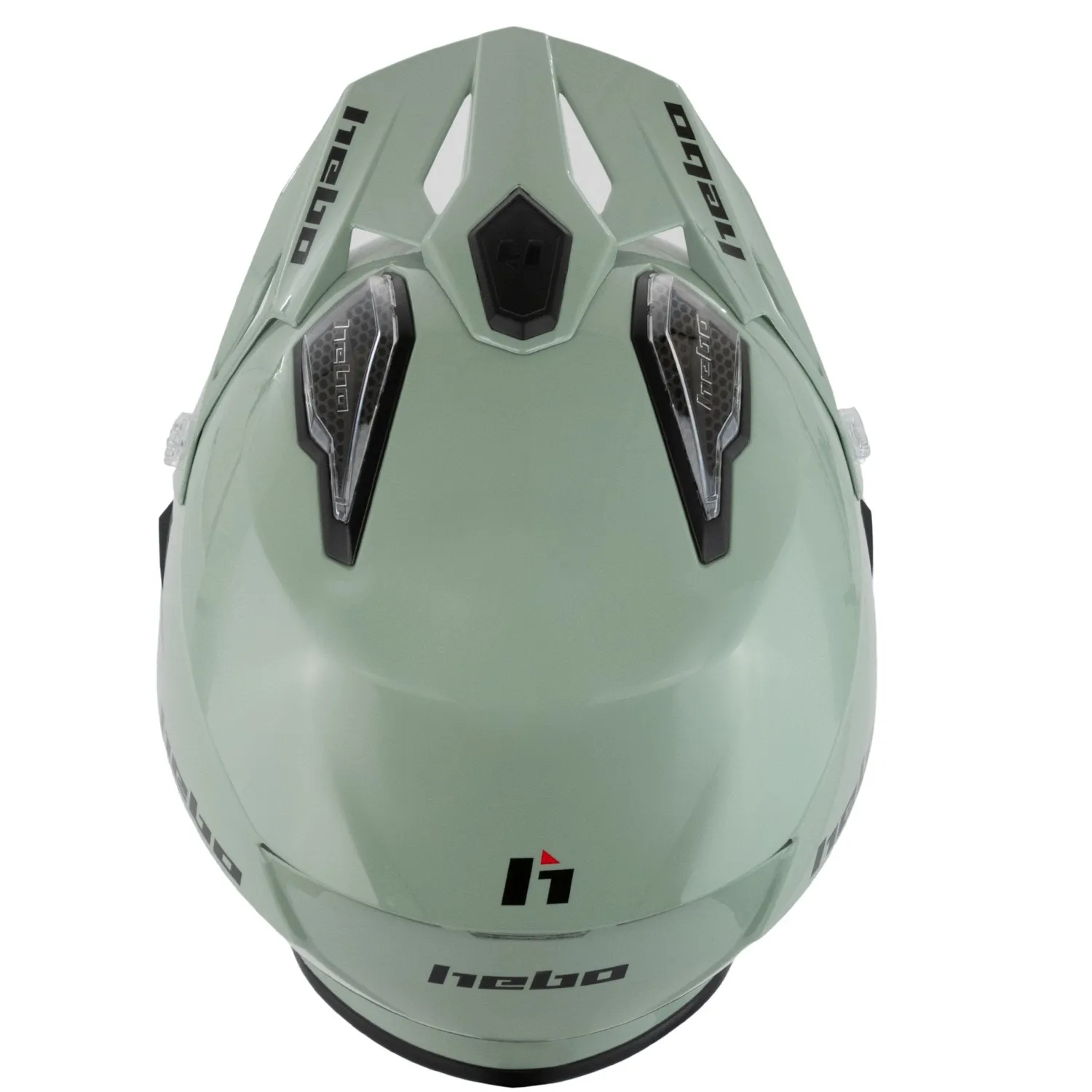 Hebo Zone 5 Monocolor casco trial verde ECE 22-06
