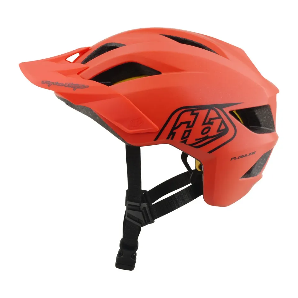 Troy Lee Designs Flowline Point casco bici bambino corallo MIPS
