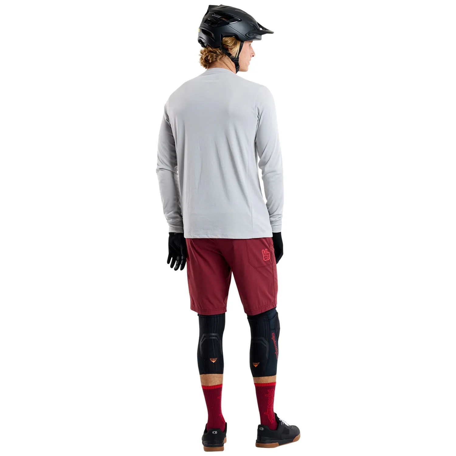 Troy Lee Designs Skyline Trail pantaloncini bici bordeaux stretch