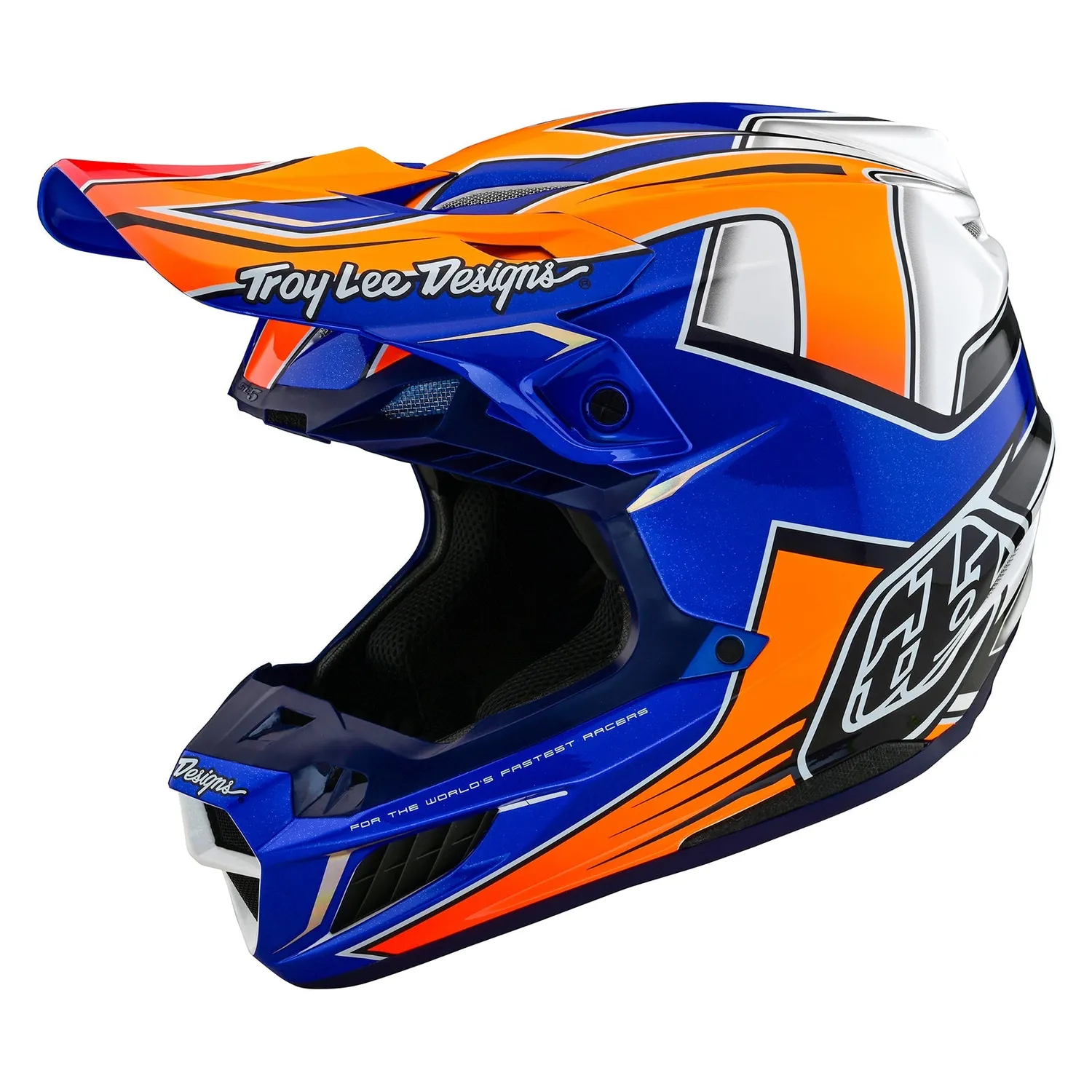 Troy Lee Designs SE5 Composite casco cross blu MIPS